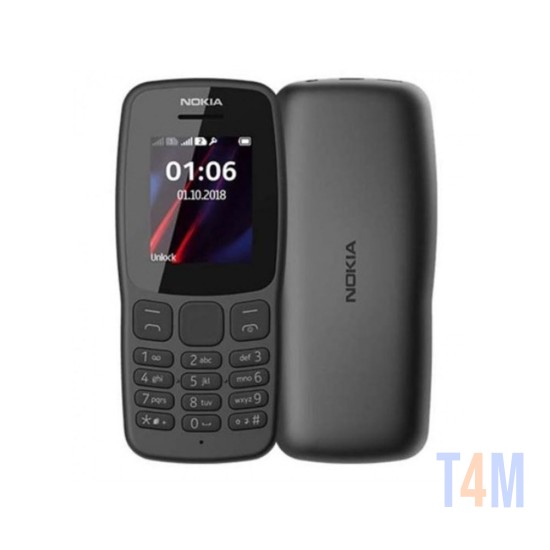 NOKIA 106 TA-1114 DUAL SIM 1.8" PRETO